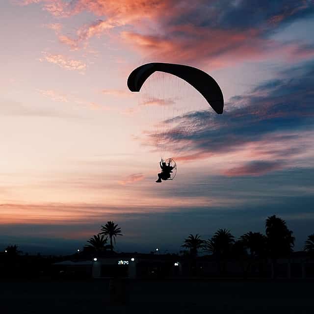 Puntarenas Province Sunset Paragliding