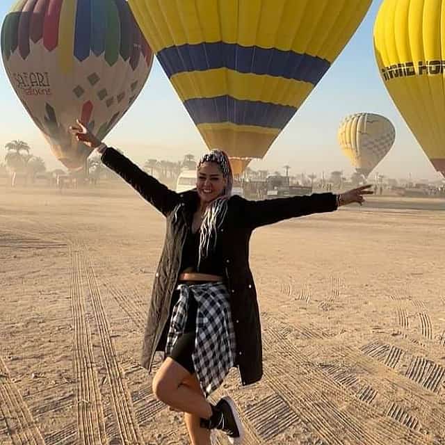 Sunrise-Heißluftballonfahrt über dem Tal der Könige in Luxor
