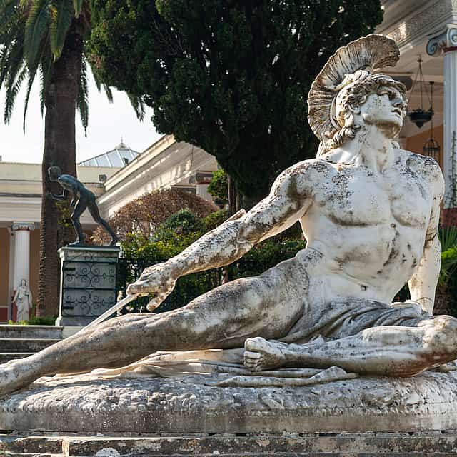 Achillion Palace, Sinarades, Pelekas Private Tour