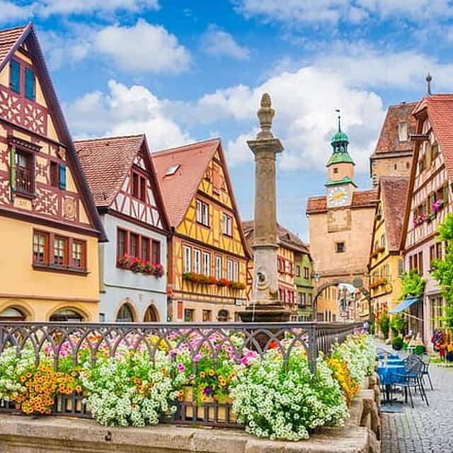 Özel Romantik Tur: Münih'ten Harburg, Rothenburg, Dinkelsbühl'e