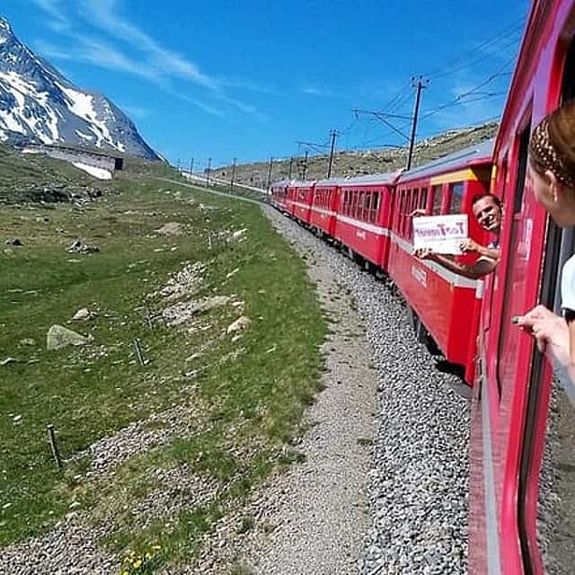 Bernina Train Tour, Swiss Alps & St Moritz From Milan