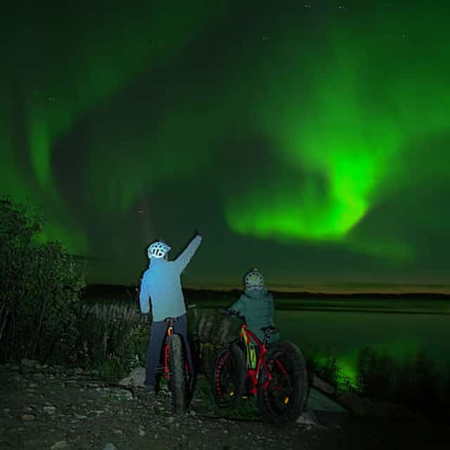 Levi Night E-Fatbike Tour with Campfire, 3-4 hrs