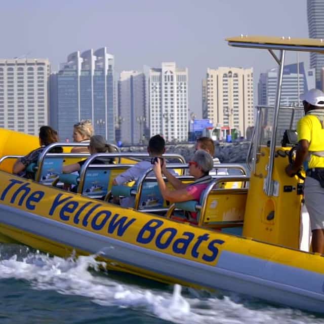 "Billets pour la balade en bateau jaune à Dubaï de 60 minutes"