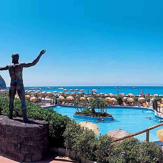 Ischia: Hydrofoil+Transfer+Poseidon Gardens Entry Ticket