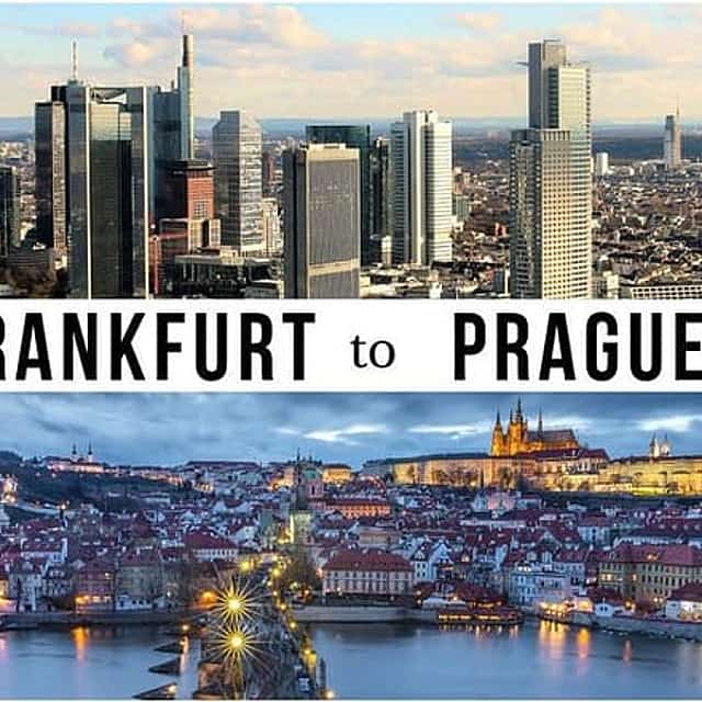 Private door-to-door transfer from Frankfurt to Prague with 2h for sightseeing