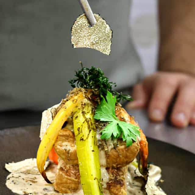 Truffle hunting demonstration and truffle lunch