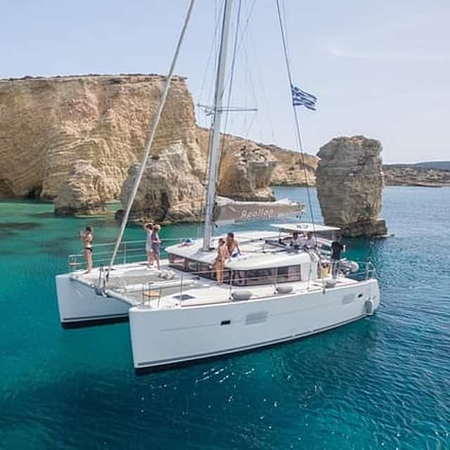 Private Catamaran Trip from Naxos to Paros and Panteronisia