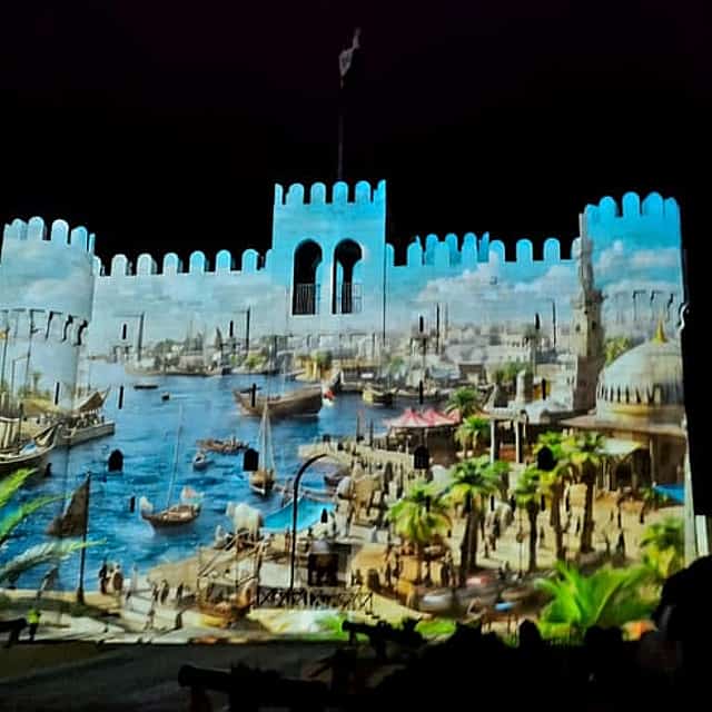 Alexandria Sound & Light: History unfolding visual art