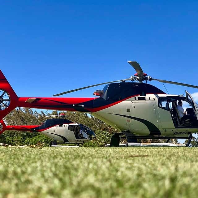 Privater Helikoptertransfer vom/zum Flughafen Mauritius
