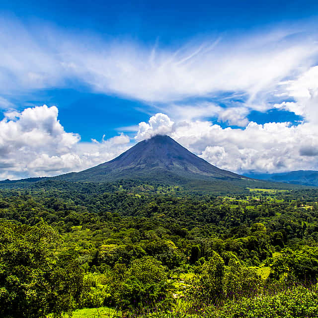 Arenal Volcano and Baldi Hot Springs from San Jose