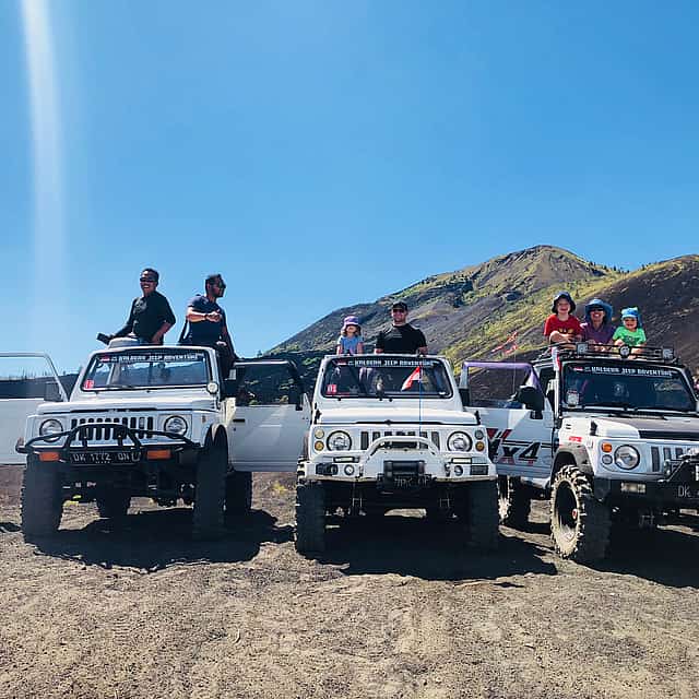 Mount Batur Sunrise Jeep Tour: Black Lava and Black Sands