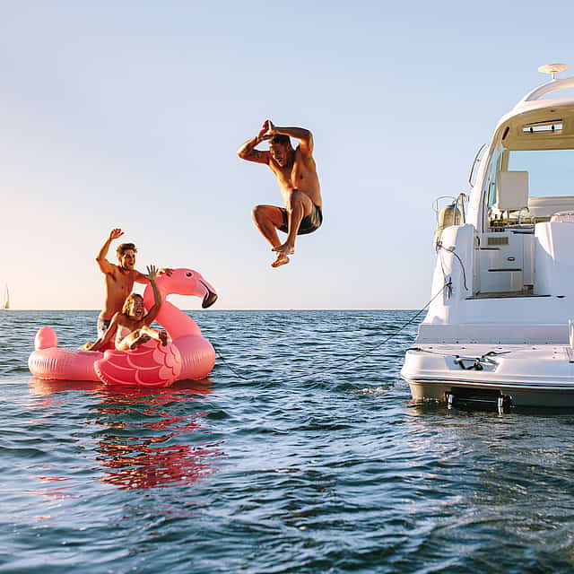Journée complète de croisière en yacht privé à la nage