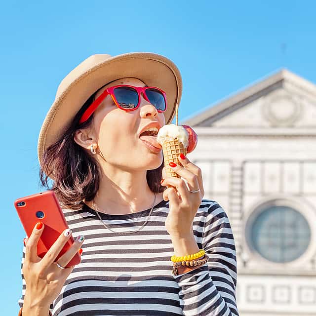 Recorrido a pie por Florencia con gastronomía callejera y turismo
