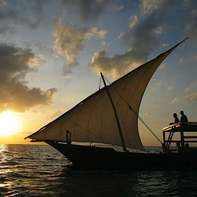 Dhow Boat Sunset Cruise in Zanzibar
