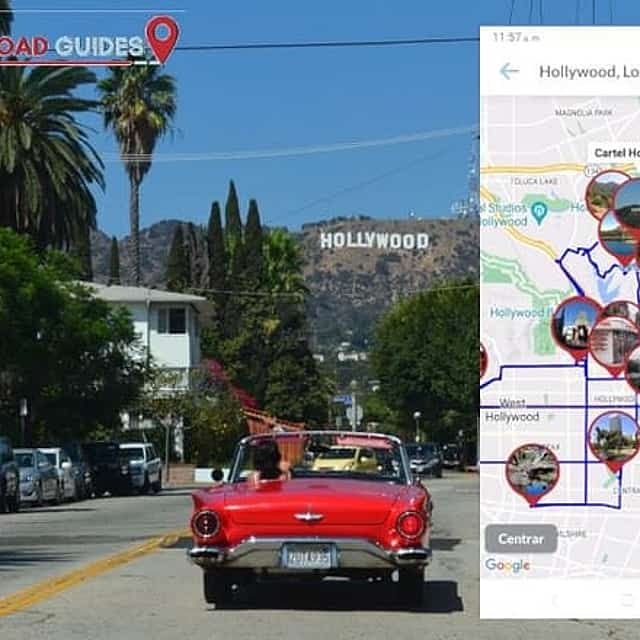 APP Self-Guided Route Los Angeles with Audioguide