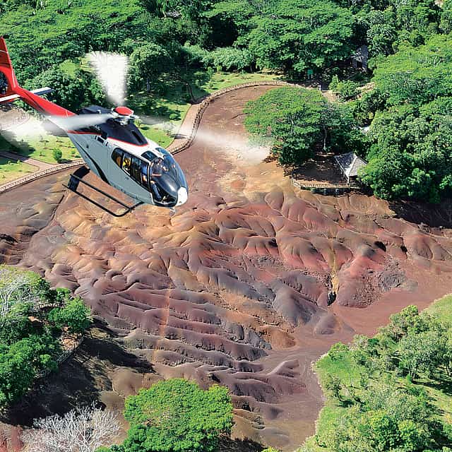 "Unvergessliche Helikopter-Privattour ab Chamarel"
