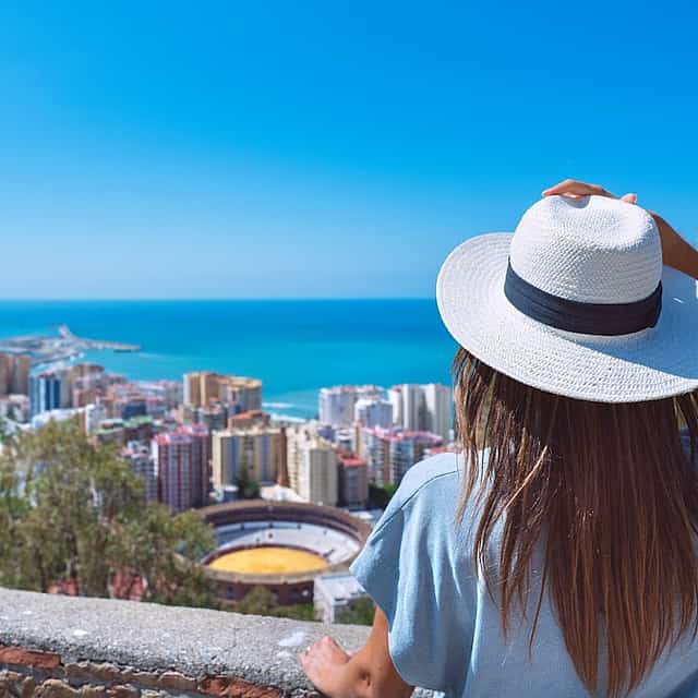 Rundgang durch Málaga, Besuch des Gibralfaro und der Alcazaba & Katamaran-Fahrt
