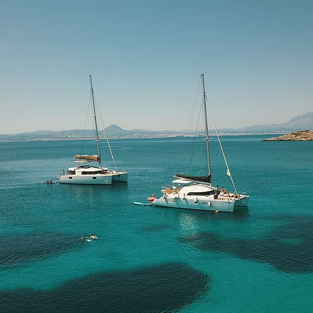Luxury Catamaran Sunset Cruise from Heraklion