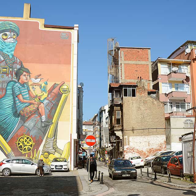 Visite de l'art de rue d'Istanbul