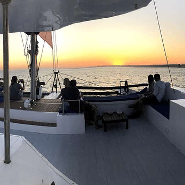 Lisbon Sunset Catamaran Cruise on The Tagus River