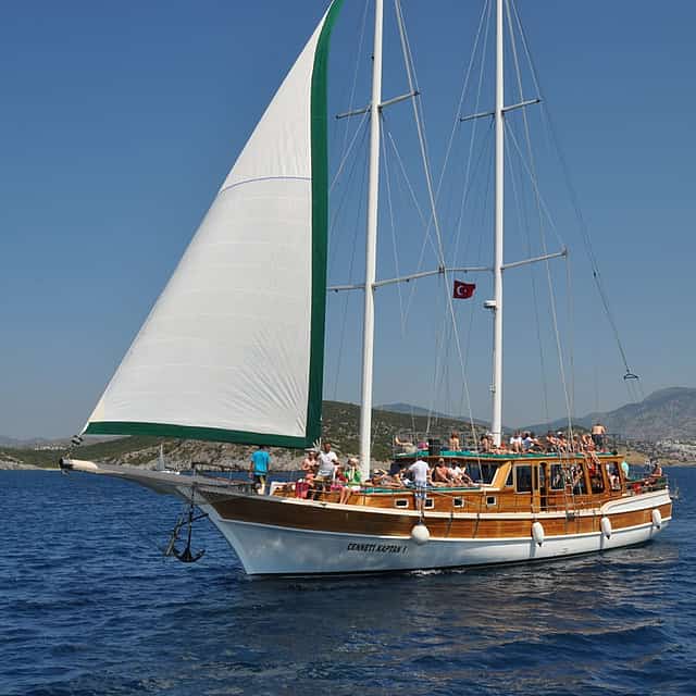 Excursion en bateau autour des baies de Bodrum