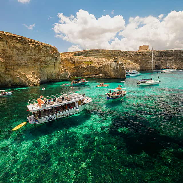 Comino Blaue Lagune Fähre Rückfahrt
