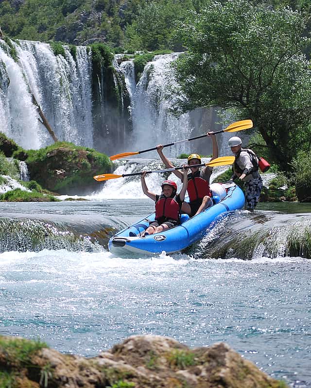 Croatia, Kaštel Žegarski, Zrmanja Canoe Safari