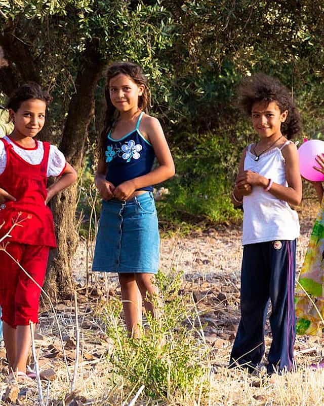 Niños y familia
