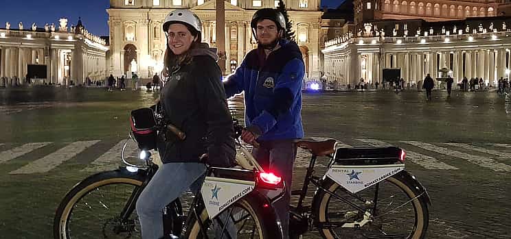Photo 1 Rome by Night City Bike Tour with Sunset, Views and Evening Lights
