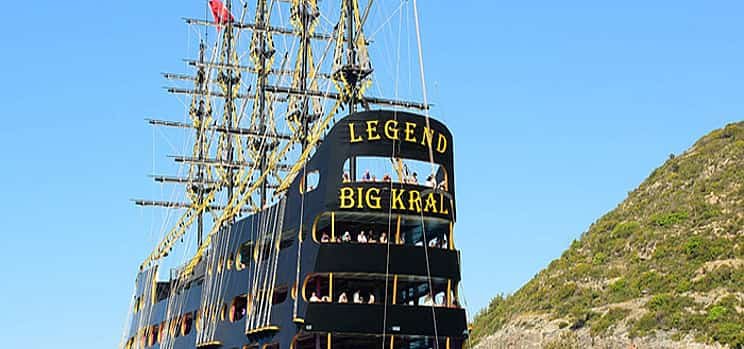 Photo 1 Alanya Pirate Yacht Tour: Legend Big Kral Experience from Side