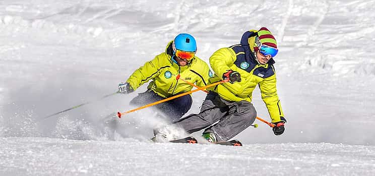 Photo 1 Full-day Individual Ski Training with Slope Restaurant Reservation