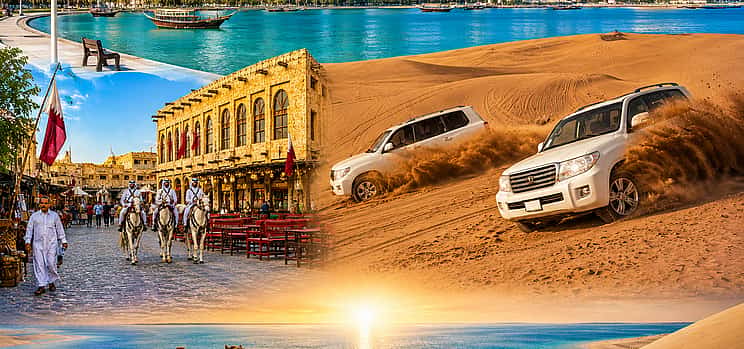 Photo 1 Doha City Tour with Desert Safari | Private Qatar Combo Tour with Inland Sea