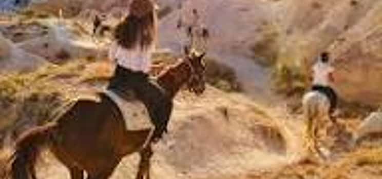 Photo 1 Cappadocia Sunset Horseback Riding Tour Through the Valleys (2 Hours)