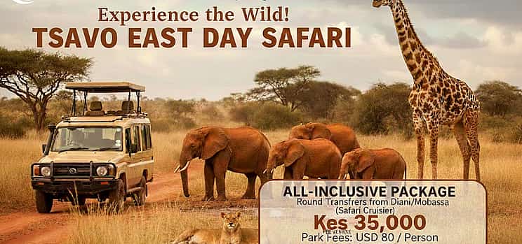 Photo 1 1-Day Tsavo National Park Safari from Diani