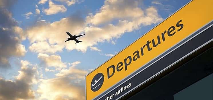 Photo 1 Shared Departure Transfer: Santorini Hotel to Airport or Cruise Port