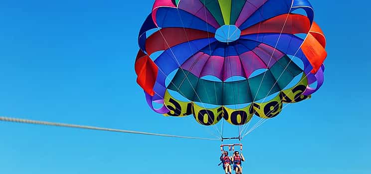 Photo 1 Bali: Tandem Parasailing Adventure – 1 Round