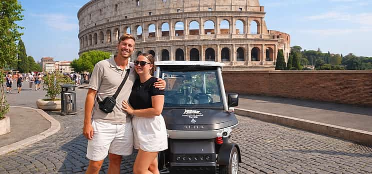 Photo 1 Rome: La Dolce Vita Private Golf Cart Tour Artisan Gelato