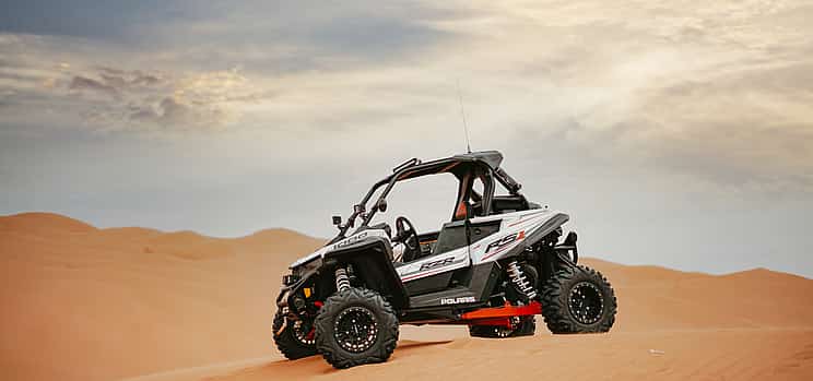 Photo 1 Dubai: 30 Mins Dune Buggy Safari Tour in Red Dunes with BBQ Dinner