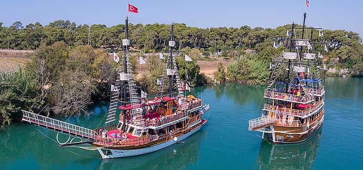 Photo 1 Manavgat River Boat Tour from Alanya with Public Bazaar  and Waterfall