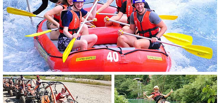 Photo 1 3 in 1 : Rafting, Buggy Safari and Zipline Adrenaline Tour from Alanya