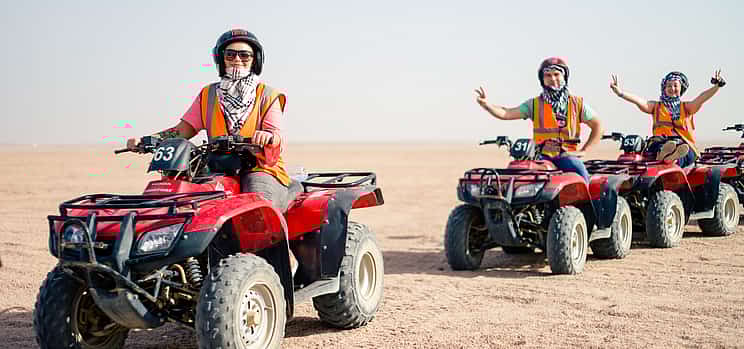 Photo 1 3-hour Desert Safari Quad Bike and Camel Ride in Hurghada
