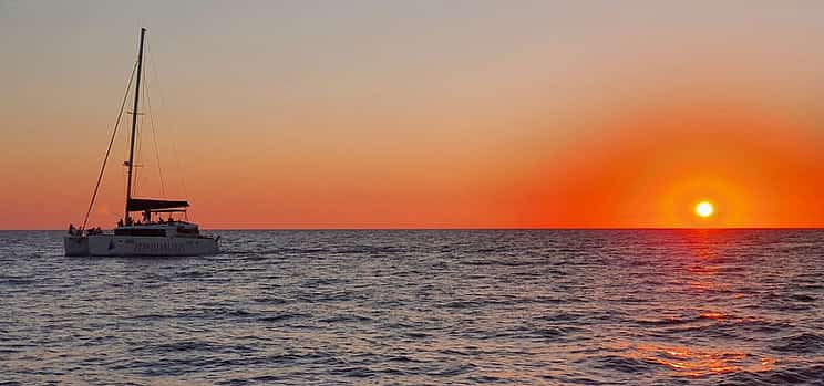 Photo 1 Santorini Classic Sunset Catamaran Cruise with BBQ, Drinks & Transfers