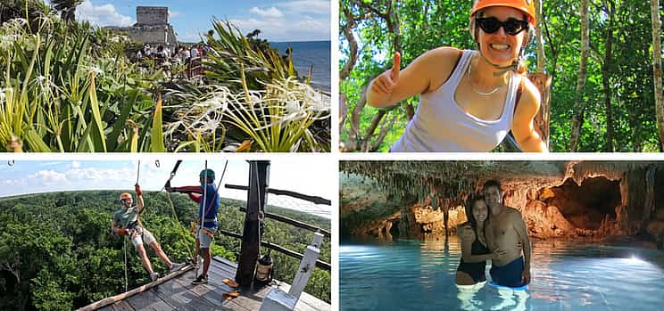 Photo 1 Playa del Carmen Jungle Tour: Tulum, Cenote Snorkeling and Ziplining