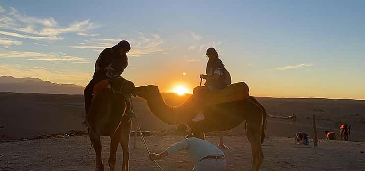 Photo 1 Private Camel Ride in Agafay Desert with Dinner Included