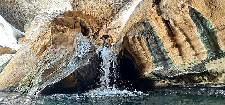 Photo 1 From Muscat: Wadi Shab and Bimmah Sinkhole Full-Day Tour with Hotel Pick up