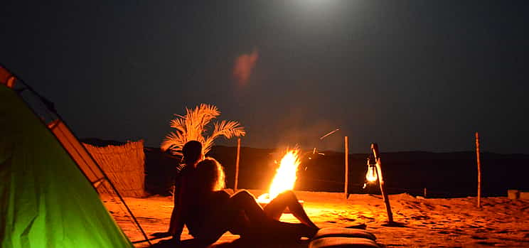 Фото 1 Ночевка в бедуинском оазисе в двухместных палатках