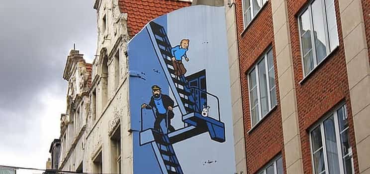 Photo 1 Brussels "Land of Comics": Street Art & Walking Tour