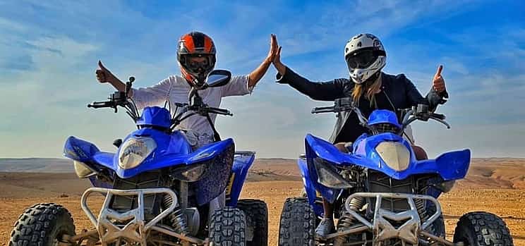 Photo 1 Marrakech: Agafay Desert Quad&Camel Rides, Sunset and Dinner Show