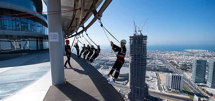 Photo 1 Dubai Sky Views Edge Walk tour & Marina Dhow Dinner Cruise with Private Transfers