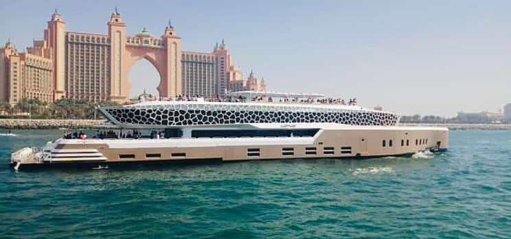 Photo 1 Private Dubai City Tour & Lotus Mega Yacht Cruise with Dinner